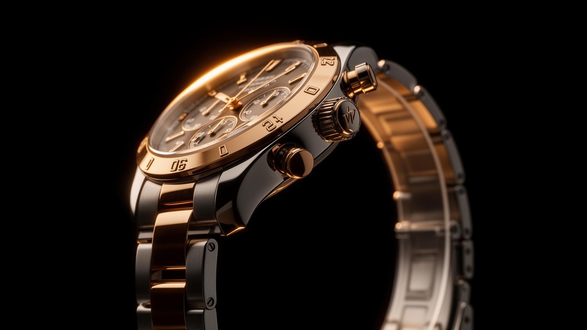 Luxury timepiece — side